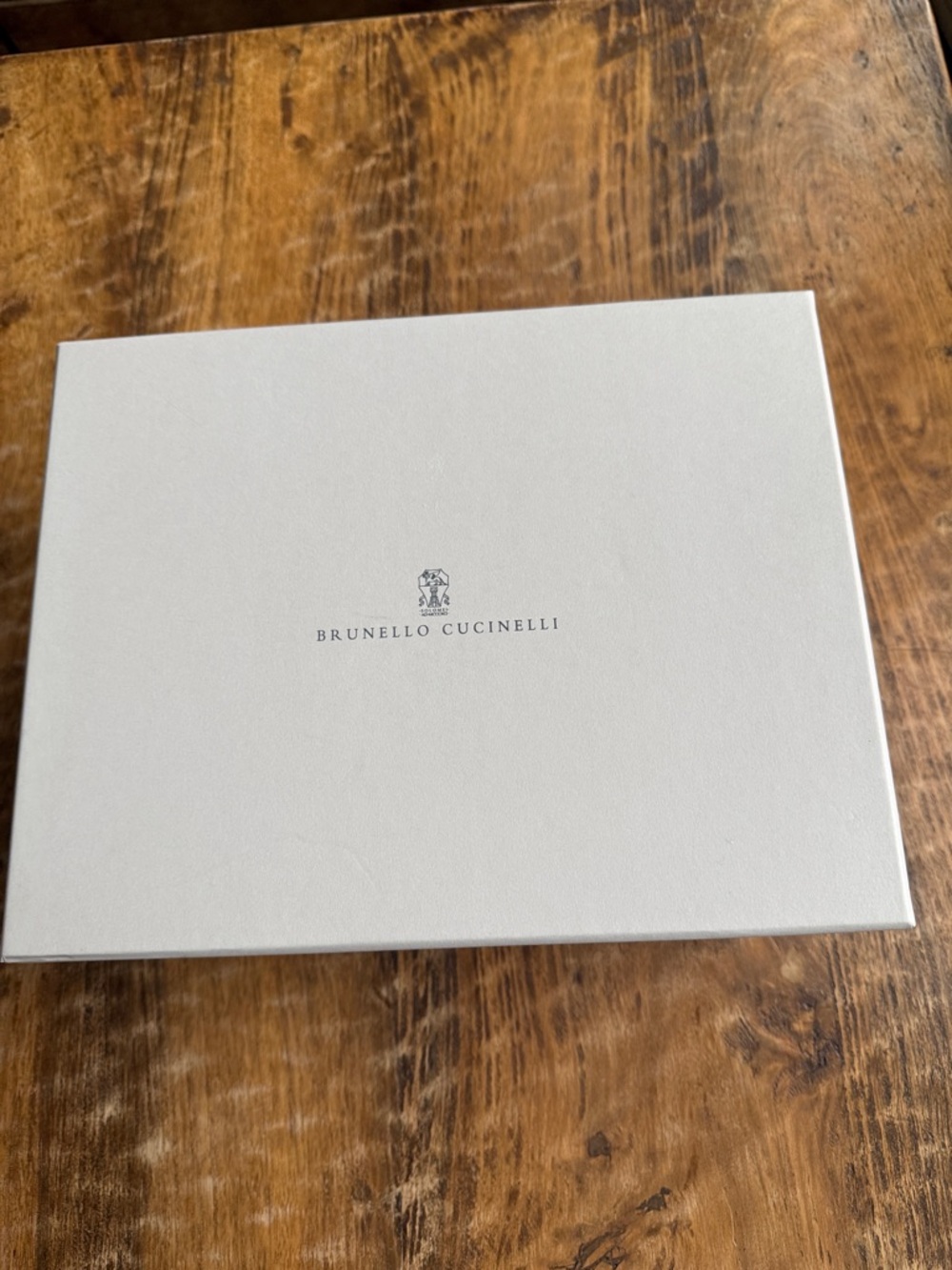 Brunello Cucinelli Cream Branded Presentation Box